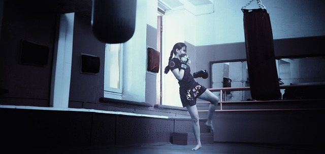 Kampfsport, Kick Boxing, Ausbildung zur Selbstverteidigung